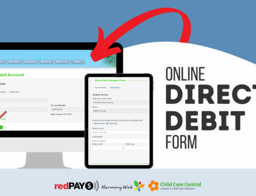 Online Direct Debit Form for Child Care Central & Harmony Web redPAY Customers